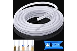 Ziamzra 4M Bowden Rura PTFE do drukarki 3D, rura PTFE do filamentu 1,75 mm z rurką do drukarki 3D