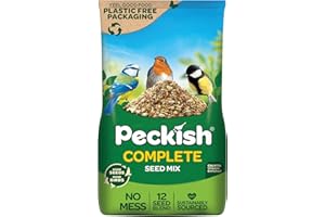 Peckish 60051333 Complete Seed and Nut Mix for Wild Birds, Green,3.5kg