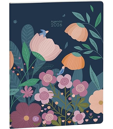 Quo Vadis - Agenda - Spiralé - 2026 - Euréquart - Semainier Planning - Français - Impala - Noir