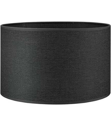 Abat-jour Cylindrique Tissu Coton Fait Main - Diamètre 35cm X Hauteur 23cm | Déco Lumineuse