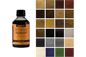 ‎LITTLEFAIR'S Littlefair's Holzbeize auf Wasserbasis - (Mittlere Eiche) - ungiftig, umweltfreundlich und schnell trocknend - Einfach aufzutragende, konzentrierte Formel für alle Holzarten - 250ml