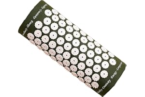 ‎SHAKTIMAT ShaktiMat [Das Original seit 2007] Akupressurkissen zur Entspannung für Schulter, Nacken, Kopf, Ethische Handarbeit, grün