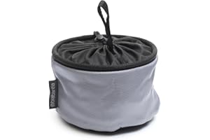 Brabantia - Wäscheklammerbeutel - Hält Bis zu 75 Wäscheklammern - mit Kordel - Befestigung am Wäscheständer, an der Wäscheleine oder an der Hose - Aufbewahrungsbehälter - Grey - 16 x 16 x 16 cm