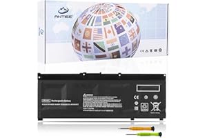 ANTIEE SR04XL Battery for HP 917678-1B1 917678-2B1 917724-855 HSTNN-DB7W HSTNN-IB7Z TPN-Q193 Omen 15-ce000 Pavilion Power 15-cb000 15-cb500（15.4V 4550mAh/70.07Wh） Notebook