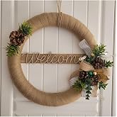 Rosfloa Jute Model Hasır Kapı S&uuml;s&uuml; &Ccedil;elengi 36 Cm Karışık rosfloaNM153
