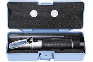 NEUFDAY Alkohol Refraktometer,Professionelles Handheld-Alkohol 0-80% Test Refraktometer Tester Meter Messinstrument