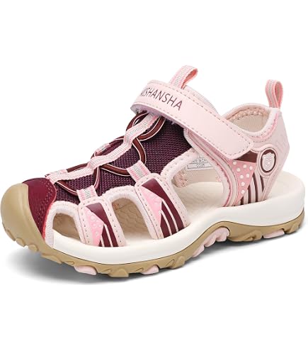 Sandales D'Été Fille Cuir PU Souple - Motif Floral Mignon - Chaussures Plates Enfant 21-30 EU