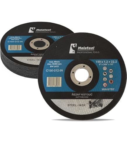 Disco de Corte 7" para Aço Carbono e Inox 180 x 1,6 x 22,23mm Norton BNA12
