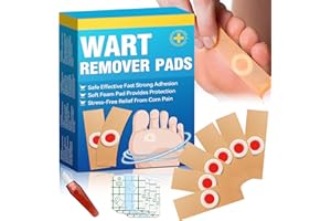 AstraVox Verruca Treatment Plasters, 12pcs Wart Remover for Hands, Corn Remover for Feet, Verruca Treatment for Kids Adults, Effective Toes Wart Removal and Pain Relief (Odorless)