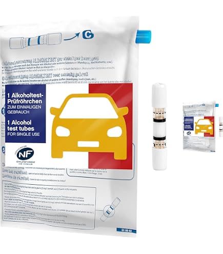 Test D'alcool Salivaire Rapide GEF Medica - 5 Bandelettes, Résultat En 2 Minutes, Usage Personnel, Jetable