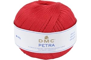 DMC - Petra - Filato da maglia e uncinetto | 100% cotone - Ideale per abbigliamento, baby, accessori e decorazione casa