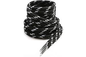 VSUDO Okrągłe Sznurowadła do Butów, Wytrzymałe Sznurowadła do Butów Roboczych, Mocne Sznurówki​ do Butów Wędrówkowych