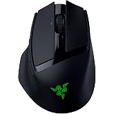 Razer Basilisk Mobile - K&uuml;&ccedil;&uuml;k Taşınabilir Ergonomik Kablosuz Oyun Mouse'u - AI Prompt Master - Focus X 18K Sens&ouml;r (Tri-Mode B