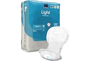 ABENA Light Incontinence Pads, Eco-Labelled Women's Pads Adults, Breathable and Comfortable with Fast Absorption and Protection, Light Maxi 4, White, 850 ml, 30 PK