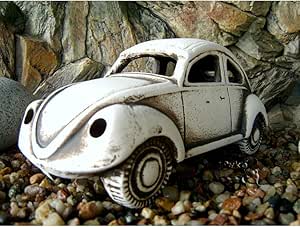 Decoration Aquarium Coccinelle Grotte Pierres Roues Ceramique Decoration Epave De Voiture Ddr Poissons Amazon Fr Animalerie