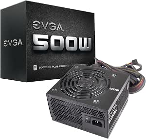 EVGA 500 W1, 80+ WHITE 500W, 3 Jahre Garantie, Netzteil 100-W1-0500-K2:  Amazon.de: Computer \u0026 Zubehör