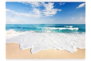 murando - Papier peint panoramique paysage 350x256 cm - Revêtement mural décoration pour chambre salon cuisine - Design unique et moderne - Bleu beige gris - c-B-0035-a-a