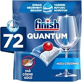 Finish Quantum 72 Kaps&uuml;l Bulaşık Makinesi Deterjanı Tableti