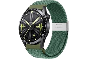 YASPARK Pasek kompatybilny z Huawei Watch GT 4 46 mm, 22 mm, elastyczny, regulowany, nylonowy pasek do Huawei Watch GT 3, Huawei Watch GT 2, Huawei Watch GT3 Pro 46 mm, Huawei Watch GT2 Pro, GT 2e