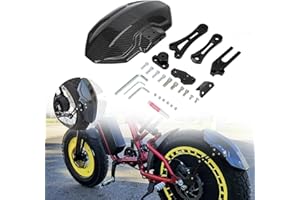 IUVWISN Für Super73 Hinterradschutzbleche Kotflügel Kotflügel Kotflügel für Super 73 S1/S2/RX Elektrofahrrad Imitation Kohlefaser