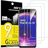 NEW'C 3 Pezzi, Vetro Temperato per Oppo Find X5 Lite, Pellicola Prottetiva Anti Graffio, Anti-Impronte, Senza Bolle, Durezza 