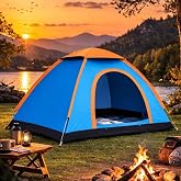 3 Kişilik Yarı Otomatik Kurulum Kamp &Ccedil;adırı &ndash; Suya Dayanıklı, Taşıma &Ccedil;antalı Outdoor Aile &Ccedil;adırı, Piknik, Plaj ve Doğa 200x15