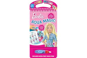 QUICKDRAW Barbie Aqua Magic Kids Activity Art Pad Colouring Set Barbie Movie Painting & Puzzle Book with Magic Pen