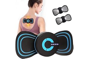 COTSOCO EMS - Dispositivo de entrenamiento muscular eléctrico, masajeador EMS mini, 6 modos, inalámbrico, para abdominales, recargable por USB, estimulador muscular