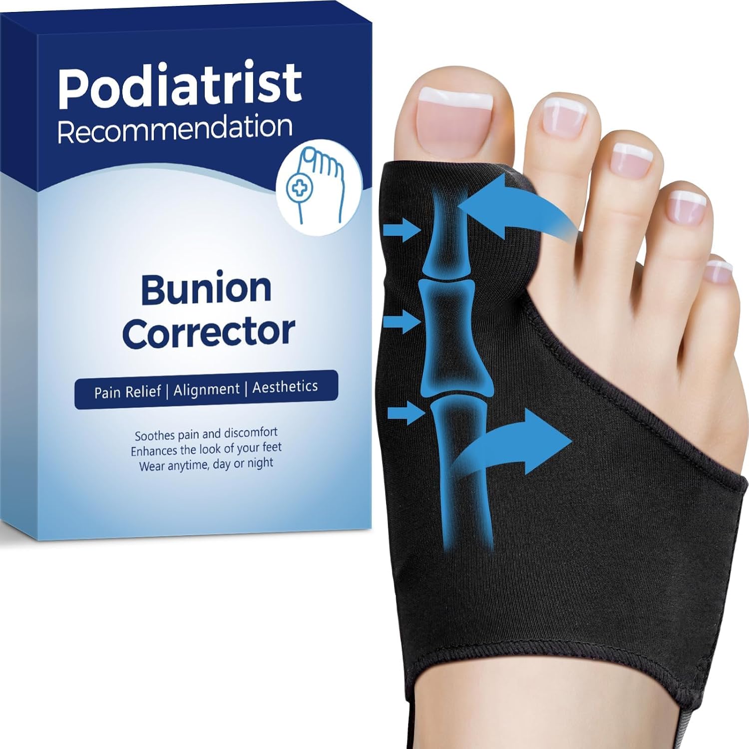Technische Daten & Spezifikationen : Habioer Hallux Valgus Bandage Separator Corre