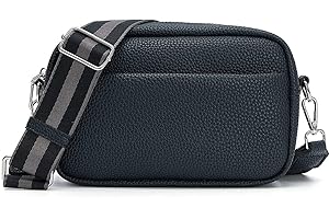 A-QMZL Umhängetaschen Damen Kleine Crossbody Bag PU Leder Schultertasche Moderne Handtaschen mit Abnehmbarer Schultergurt Damen Handy Umhängetasche (schwarz)