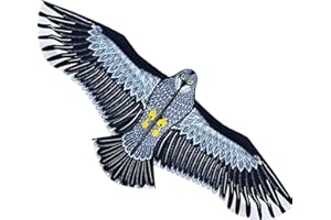 Touch the sky Grande Aquilone Aquila per Bambini e Adulti, Facile da Volare, Design Della Struttura Unico, Eccellenti Giochi All'aperto e Giocattoli di Attività, Adatto ai Principianti.