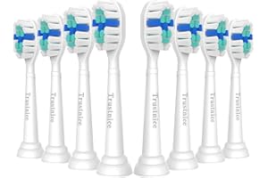 Trustnice Têtes de Brosse à Dents Compatible avec Philips Sonicare -Brossettes de Rechange Compatible avec Philips Sonicare ProtectiveClean 4100 C2 Plaque Control, 8pcs