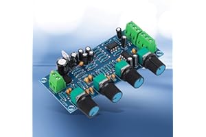 SALUTUYA Placa de control, preamplificador, preamplificador, placa de audio, preamplificador de ajuste, amplificador HIFI, preamplificador, placa de tono, kits de placa de control