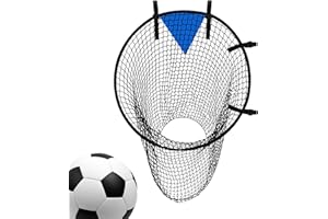 YOUNGWIER Football Goal Football Target And Bag - 2 IN 1 Football Net, 60cm Soccer Target Goal Football Kicking Net With Adjustable Straps, Football Throwing Target For Kids Adults, Soccer Training Equipment