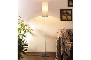 MUMENG Lampadaire dans le salon, lampadaire moderne avec abat - jour, lampe haute minimaliste avec interrupteur à pied dans le salon,la chambre à coucher,le Bureau (ampoules non incluses)