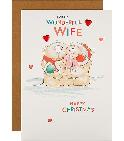 Hallmark Biglietto di Natale per papà Cute Forever Friends Design