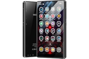 MECHEN Reproductor MP3 Spotify de 256 GB con Bluetooth WiFi, Android 13 y Transmisión WiFi, Pantalla IPS de 5 Pulgadas 1080P, Audible Deezer Amazon Music Preinstalado (X56-C)