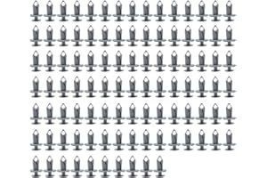 XUKEY 100PC para Transporter T4 T5 T6 Clips de panel ajuste largo más largos Revestimiento alfombra gris Remaches de plástico Sujetadores parachoques Hebillas fijación Abrazadera Accesorios de repuesto