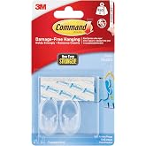 Command 17092 Şeffaf Askı, K&uuml;&ccedil;&uuml;k Boy, İz Bırakmaz, G&uuml;&ccedil;l&uuml; Yapıştırıcı