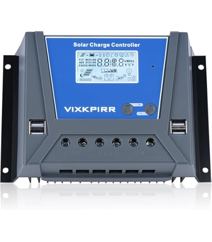 VS3048AU 30A 12 v/24 v/36 v/48 v PWM Güneş paneli şarj regülatörü ile LCD ekran