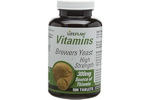 Lifeplan High Strength Brewers Yeast 300mg 500 Tablets