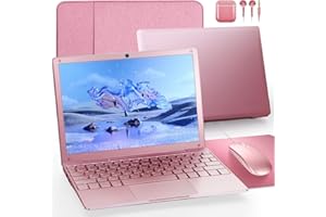 G-ANICA G Ordinateur portable, Ordinateur Portable Windows 11, 8 Go + 128 go, Processeur Intel Celeron Quad - core, Ordinateur Portable 10 pouces, Webcam Bluetooth Wifi HDMI, et sac Pour Ordinateur Portable