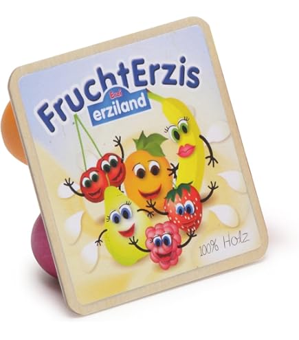 ERZI Holz Obst & Gemüse Set - XXL Spielzeug Für Den Kaufmannsladen