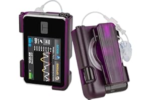 Healvaluefit Tandem Tslim X2 Pump Case with Clip, 360° Rotatable Clip with Sturdy and Durable Hinge, Friendly to Screen Protector (Purple)