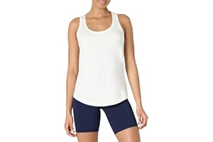 Amazon Essentials Femme Débardeur de Yoga Léger à Encolure Dégagée et Dos Nageur, en Coton Doux Adapté aux Activités Physiques, Coupe Décontractée