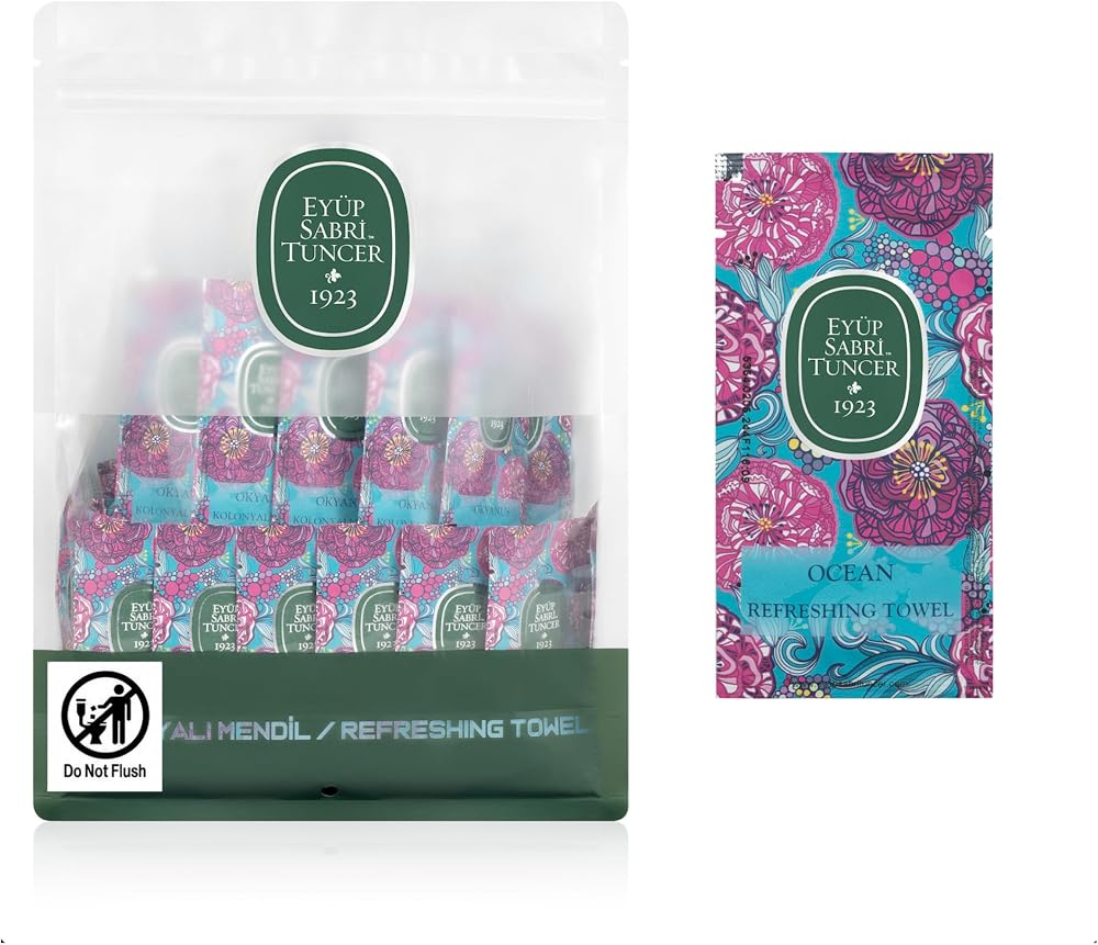 Eyüp Sabri Tuncer Kolonyalı Mendil Okyanus 150'li Doypack Poşet Küçük Boy(1 x 150 Adet)