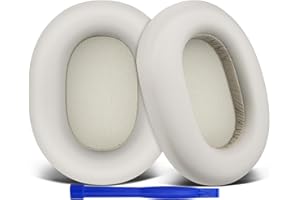 SOULWIT skóry proteinowej wymienne poduszki nausznik do Sony WH-1000XM5 (WH1000XM5) Słuchawki z redukcją szumów, z pianką pamięciową izolującą hałas i dodatkową grubością