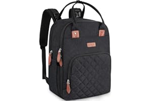 KAOME NUBILY Baby Wickelrucksack Multifunktional Wickeltasche Rucksack Große Kapazität babytasche wickeltasche Reisetasche für Unterwegs Passform für Kinderwage