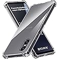 Anoowkoa TPU Case for Sony Xperia 10 VI 5G Phone Case Clear with Built-in Camera Lens Protector Thin Transparent Protective Back Cover Soft Flexible Bumper Hybrid Silicone Case