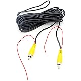 LoongGate voiture caméra de recul RCA vidéo - inverse vue arrière caméra de stationnement RCA AV vidéo vidéo mâle à câble ada